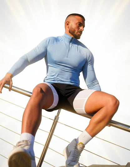 Performance Half-Zip Compression Top