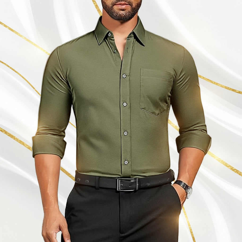 Wrinkle-Resistant Stretch Shirt