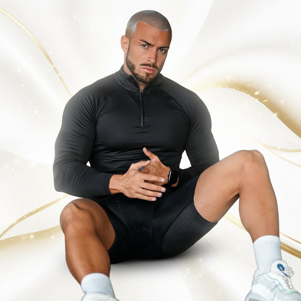 Performance Half-Zip Compression Top