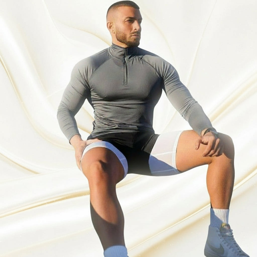 Performance Half-Zip Compression Top