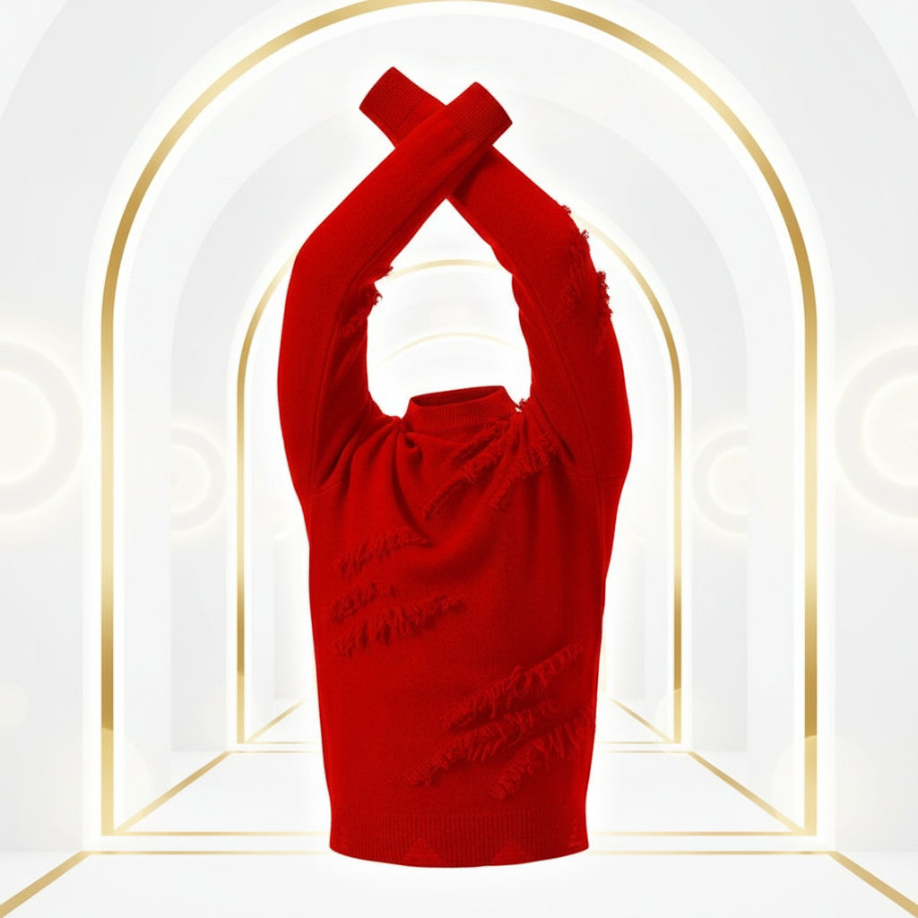 Relaxed Half-Turtleneck Sweater