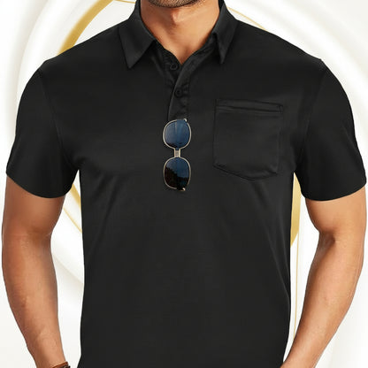 Sporty Mesh Button-Down Shirt